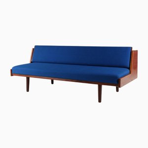 Sofá cama GE-258 de Hans J. Wegner para Getama, Dinamarca, años 60