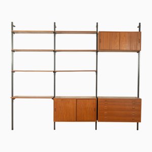 Teak Veneered Wall Unit from HG Furniture, 1960s