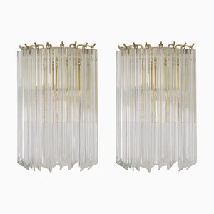 Wall Lamps in Murano Glass, 1990s, Set of 2