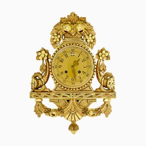 20th Century Rococo Revival Gilt Carved Clock from Westerstrand, 1950s
