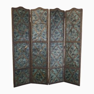 Antiker Wandschirm aus Cordoba Leder, 1600er