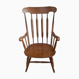 Vintage Rocking Chair in Beech, 1980