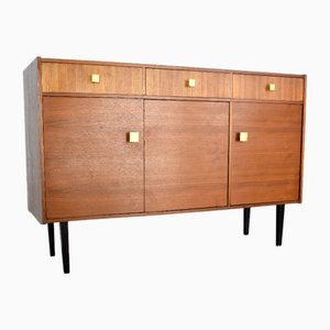 Deutsches Vintage Sideboard aus Nussholz, 1960er
