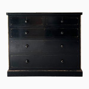 Antike Nachtblaue Kommode von Holland and Sons, Großbritannien, 1800er