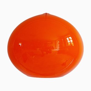 Oignon Xen Hängelampe aus Orangefarbenem Opalglas von Alessandro Pianon für Vistosi, 1960er
