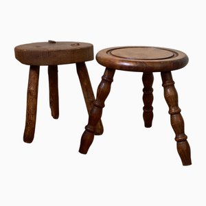 Antike Hocker, 1890er, 2er Set