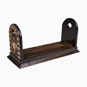 English Regency Extending Coromandel Book Slide, 1830s