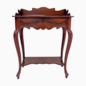 Consolle antica con cassetto in noce