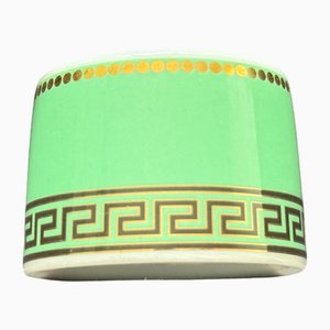 Napkin Ring in Green by Versace for Rosenthal, 2003