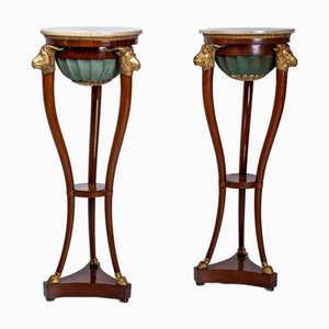 Hohe italienische Fackeln, 1800er, 2er Set