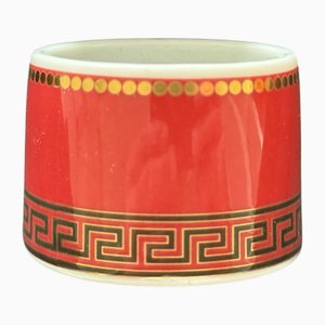 Napkin Ring in Medusa Red by Versace for Rosenthal, 2003