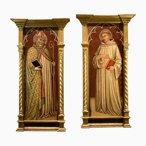 Martino di Bartolomeo di Biago, St. Romuald & St. Alberto, 1400, Tempera sur Bois, Set de 2