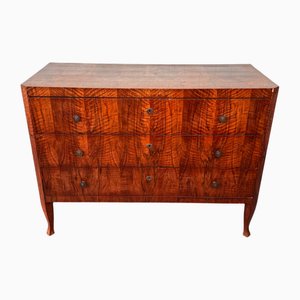 Kommode im Biedermeier Stil aus Nussholz