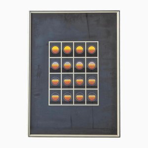 Italian Modern Lithographic Poster by Angela Trapani, 1972