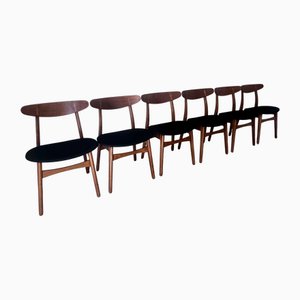 Model CH30 Chairs by Hans J. Wegner for Carl Hansen & Son, 1952, Set of 6