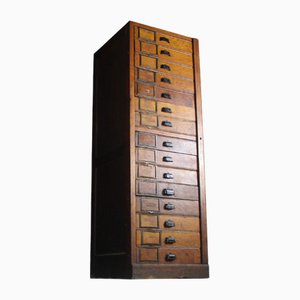 15-Drawer Notary Cabinet, 1920s