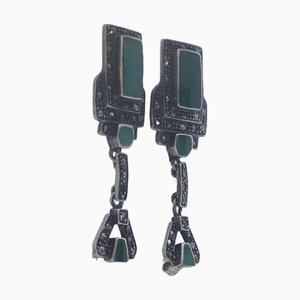 Orecchini, anni '40, set di 2