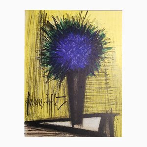 Bernard Buffet, Lila Bouquet, 1968, Litografia