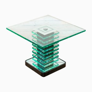 Table en Cristal par Pietro Chiesa pour Fontana Arte, 1930s
