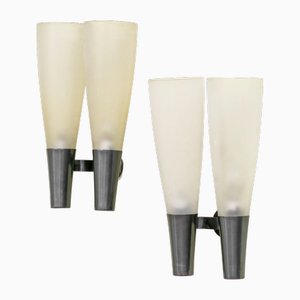 Wall Lamps by Pietro Chiesa for Fontana Arte, 1940s, Set of 2