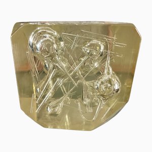 Michèle Canzoneri, Sculpture, 1972, Hand-Blown Glass & Resin