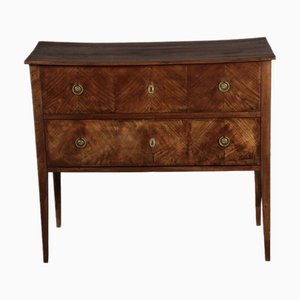 Small Antique Walnut Chest of Drawers, 1800