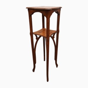 Vintage Art Nouveau Galle Style Plant Stand, 1960s