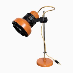 Vintage Orange Table Lamp, 1970s