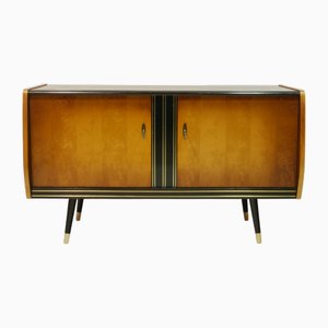 Credenza Mid-Century in mogano e impiallacciatura di betulla, Germania, anni '60