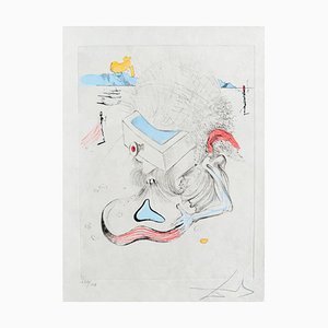 Salvador Dalì, Les Tiroirs, 1967, Acquaforte