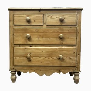 Vintage French Pine Chest of Drawers, 1980s