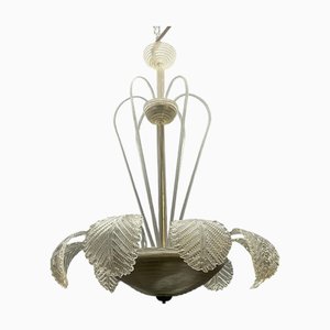 Großer Wasserfall Kronleuchter aus Muranoglas von Barovier, 1940er