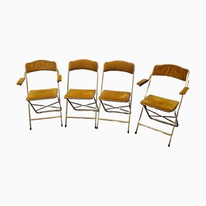 Vintage Folding Chairs in the style of Fritz & Co., 1970s, Set of 4