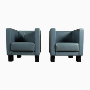 Moji Armchairs by Shigeru Uchida for Poltrona Frau, 1990s, Set of 2