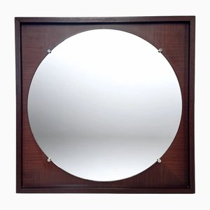 Miroir Moderniste en Palissandre par Pieter de Bruyne pour V-Form, Belgium, 1960s