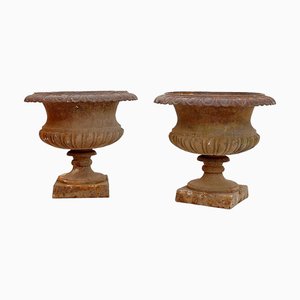 Cache-Pots Médicis en Fonte, Fin du 19ème Siècle, Set de 2