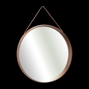 Round Mirror by Uno & Östen Kristiansson for Luxus, 1950s