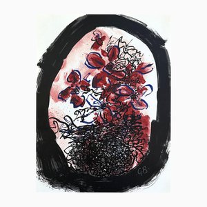 Georges Braque, Blumenstrauß, 1961, Original Lithographie