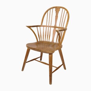 Windsor Armchair in Patinated Oak, 1920s