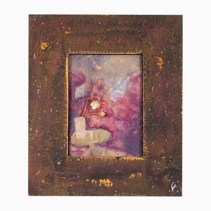 Luigi Granetto, Seed Mirror, Oil on Paper, 1998