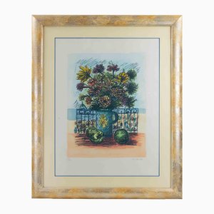 Michele Cascella, Still Life, Etching, 1970s