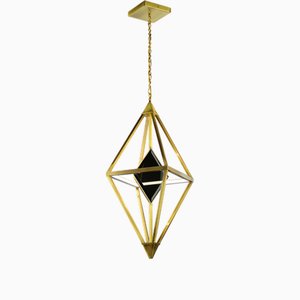 Rhomboid Vivien Wandlampe aus Messing von Marioni