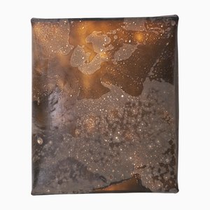 Skulpturales Lichtobjekt aus Eiche und Bio-Textil-Leinwand von Natural Material Studio