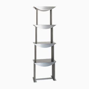 Standing Shelf in Stainless Steel by Sashaxsasha