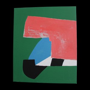 Bodasca, Modern Colorful Abstract Lucky Charm, 2025, Acrylic on Canvas