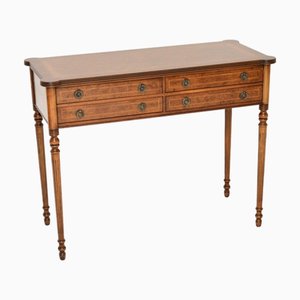 Table Console Antique en Loupe de Noyer, 1950s