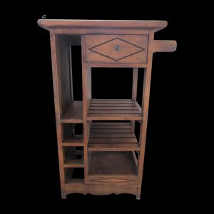 Kitchen Storage Unit in Wood, 1980s