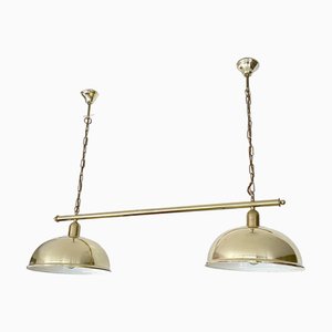 Large Pool Pendant Light in Brass from Honsel, 1960s
