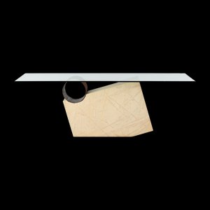 Medes Dining Table in Triana Yellow Marble by Joaquín Moll for Meddel