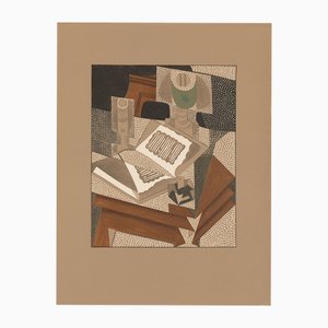 Juan Gris, Au solei du plafond Le livre, 1955, Lithograph